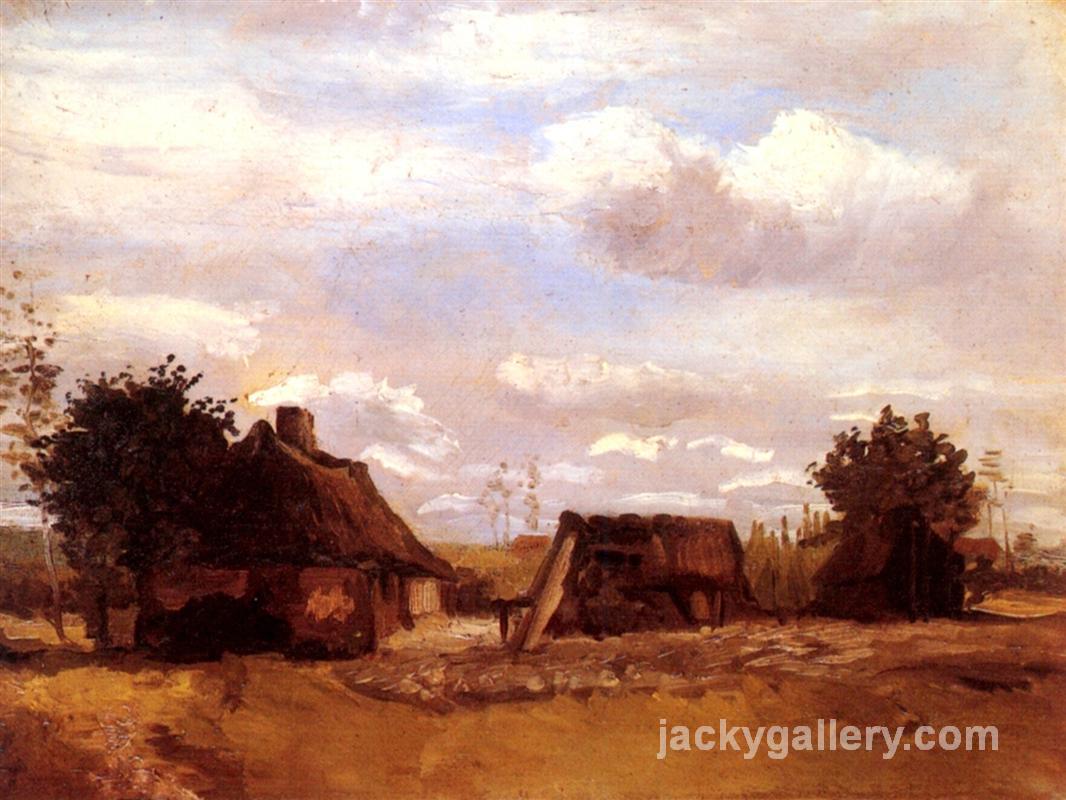 Cottage, Van Gogh painting